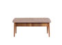 Hanah Home Vina 0900 Walnut Stone Juego de Comedor Extensible